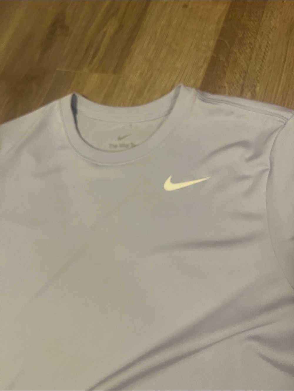 Nike womens Light Lavender Dri-FIT Crew Tee